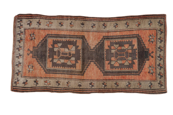 3.5x6.5 Vintage Distressed Oushak Rug // ONH Item 6904