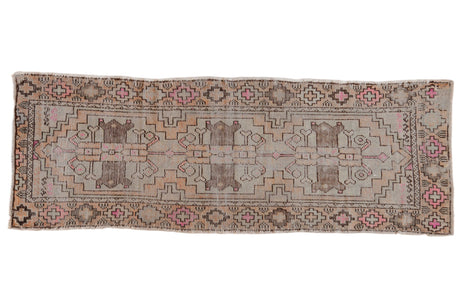 2.5x7.5 Vintage Distressed Oushak Rug Runner // ONH Item 6907