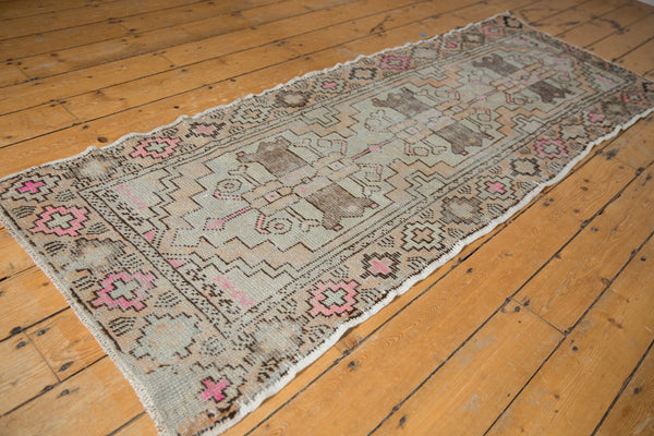 2.5x7.5 Vintage Distressed Oushak Rug Runner // ONH Item 6907 Image 6