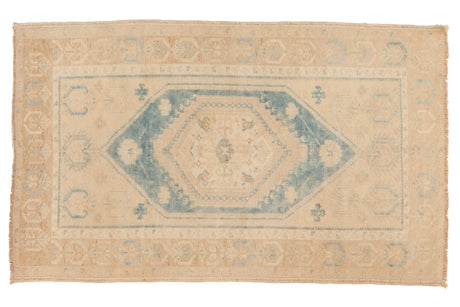 4x6.5 Vintage Distressed Oushak Rug // ONH Item 6915