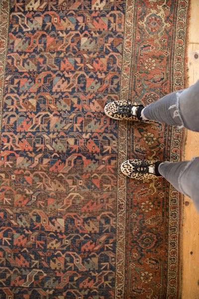 4.5x10.5 Antique Kurdish Bijar Rug Runner // ONH Item 6926 Image 3