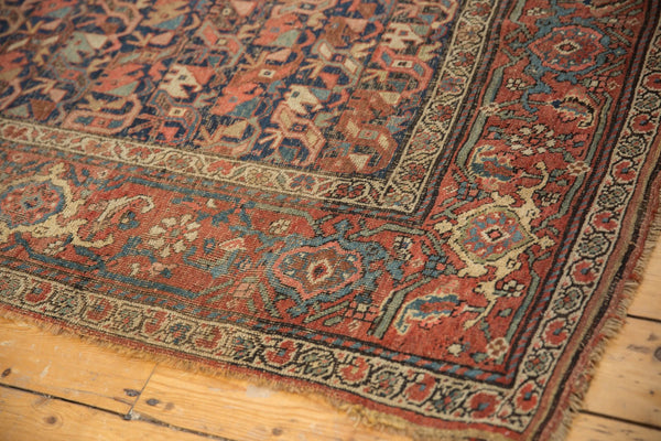 4.5x10.5 Antique Kurdish Bijar Rug Runner // ONH Item 6926 Image 8