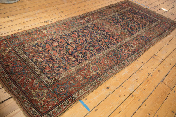 4.5x10.5 Antique Kurdish Bijar Rug Runner // ONH Item 6926 Image 12
