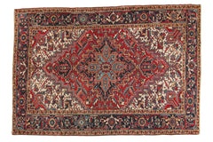 6.5x9.5 Vintage Heriz Carpet // ONH Item 6931