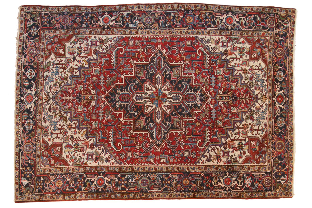 Vintage Heriz Carpet / ONH item 6932