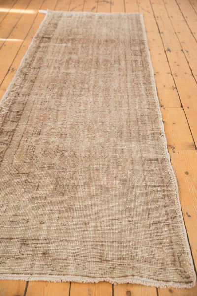 3x9.5 Vintage Distressed Oushak Rug Runner // ONH Item 6938 Image 4