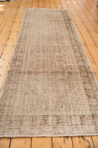 3x9.5 Vintage Distressed Oushak Rug Runner // ONH Item 6938 Image 7