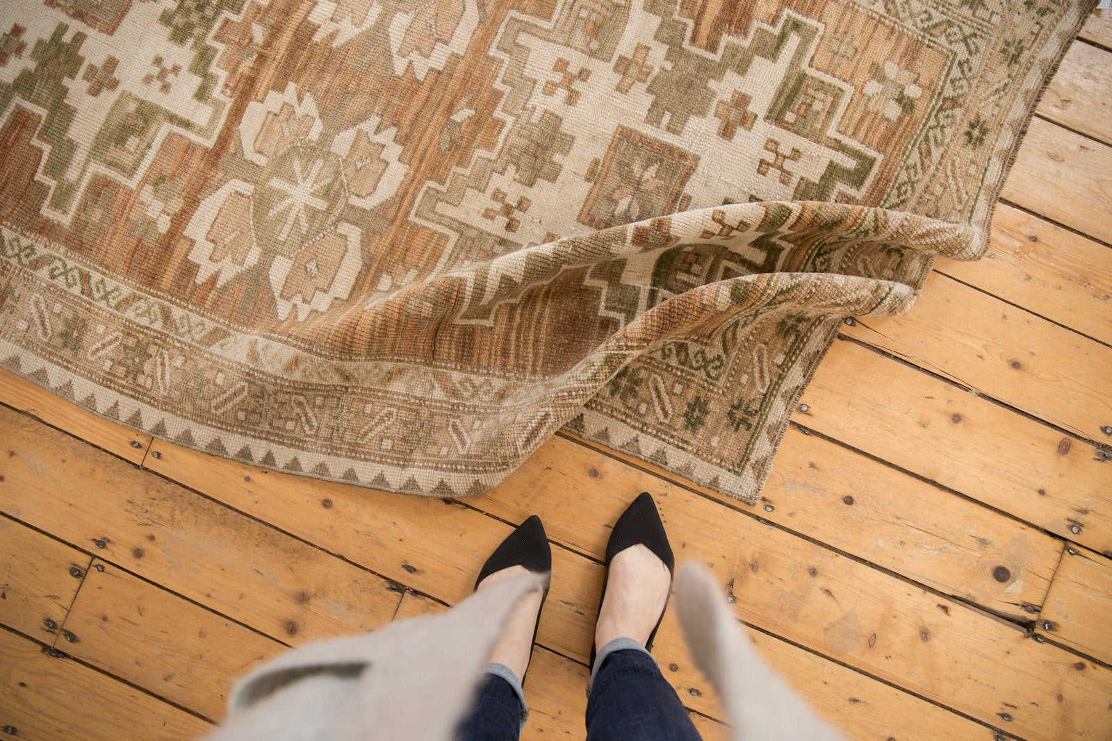 3.5x6 Vintage Distressed Oushak Rug // ONH Item 6940 Image 1