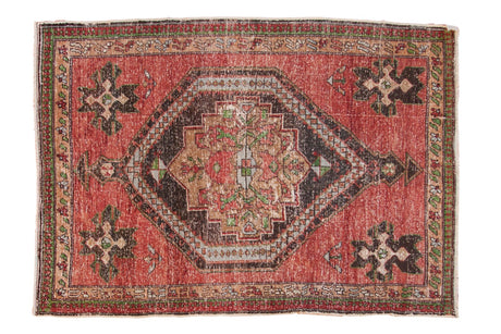 Vintage Distressed Oushak Rug / ONH item 6943