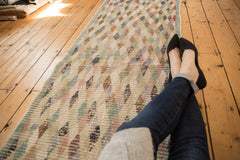  Image Vintage Distressed Oushak Rug Runner / ONH item 6945 Image 1