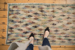  Image Vintage Distressed Oushak Rug Runner / ONH item 6945 Image 4