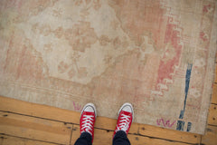 3x6.5 Vintage Distressed Oushak Rug Runner // ONH Item 6947 Image 1