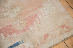 3x6.5 Vintage Distressed Oushak Rug Runner // ONH Item 6947 Image 4