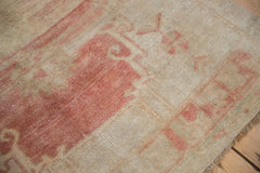 3x6.5 Vintage Distressed Oushak Rug Runner // ONH Item 6947 Image 9