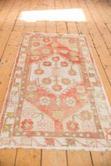 Vintage Distressed Oushak Rug Runner / ONH item 6948 Image 5