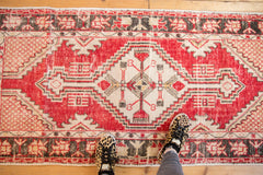 2.5x5.5 Vintage Distressed Oushak Rug Runner // ONH Item 6950 Image 1