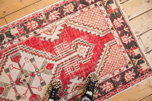 2.5x5.5 Vintage Distressed Oushak Rug Runner // ONH Item 6950 Image 2