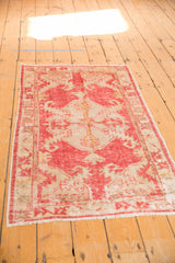 2.5x4.5 Vintage Distressed Oushak Rug // ONH Item 6952 Image 2