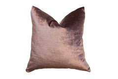 Made in USA Luxe Purple Velvet Throw Pillow // ONH Item 6956