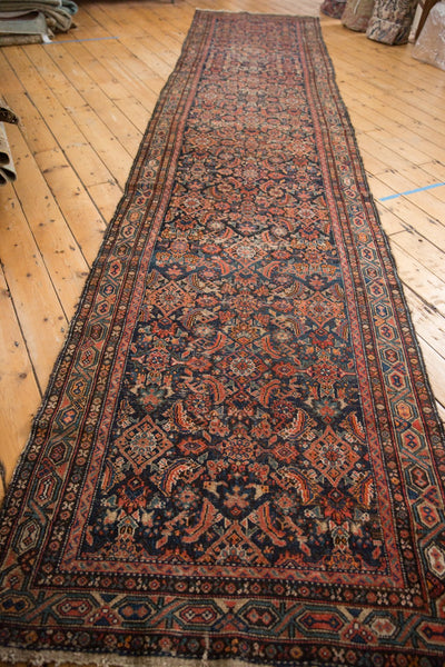 3.5x16.5 Vintage Hamadan Rug Runner // ONH Item 6958 Image 2