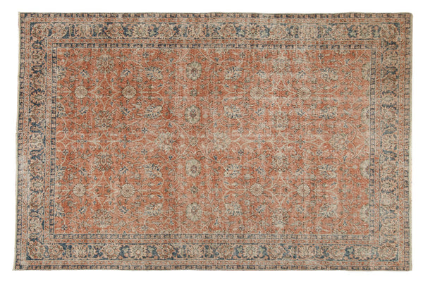 Vintage Distressed Oushak Carpet / ONH item 6961