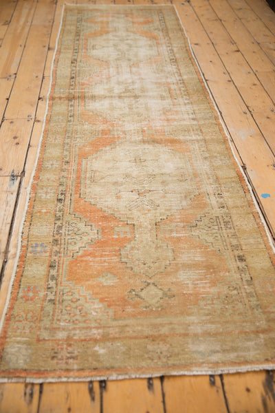 Vintage Distressed Oushak Rug Runner / ONH item 6975 Image 4