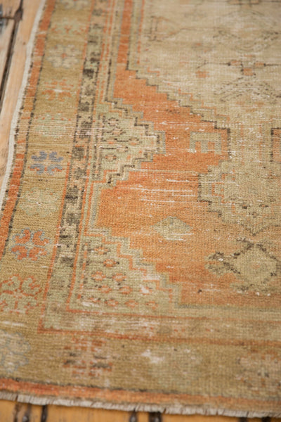 Vintage Distressed Oushak Rug Runner / ONH item 6975 Image 5