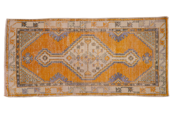 Vintage Distressed Oushak Rug Runner / ONH item 6976