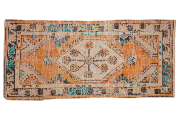 2.5x5.5 Vintage Distressed Oushak Rug Runner // ONH Item 6978