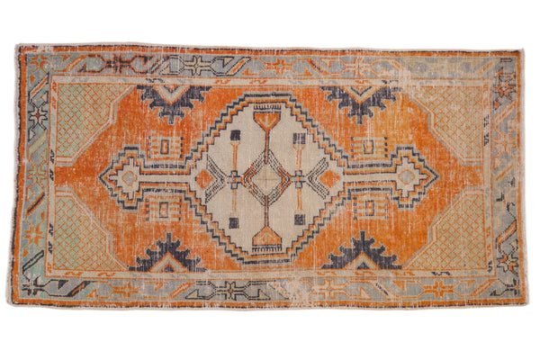 Vintage Distressed Oushak Rug Runner / ONH item 6979