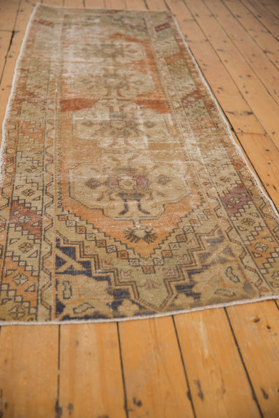 3x9 Vintage Distressed Oushak Rug Runner // ONH Item 6982 Image 5