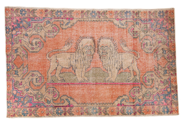 Vintage Distressed Oushak Rug / ONH item 6983