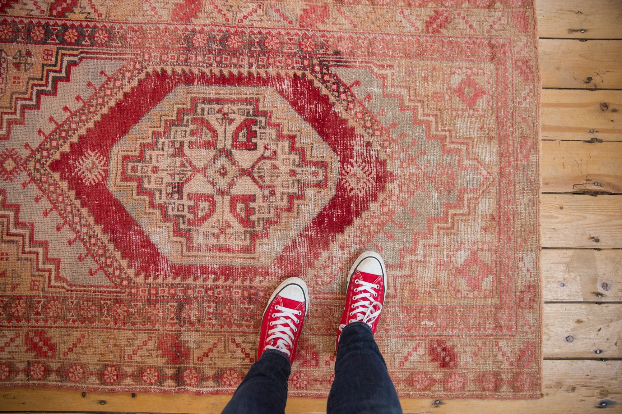 Vintage Distressed Oushak Rug / ONH item 6985 Image 1