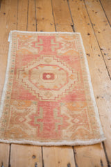 Vintage Distressed Oushak Rug Mat Runner / ONH item 6990 Image 3