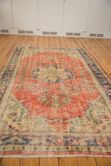 5.5x9.5 Vintage Distressed Oushak Carpet // ONH Item 6991 Image 5
