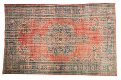 Vintage Distressed Oushak Carpet / ONH item 6992