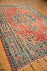 Vintage Distressed Oushak Carpet / ONH item 6992 Image 6