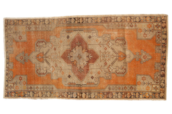 4x8 Vintage Distressed Oushak Rug Runner // ONH Item 6994