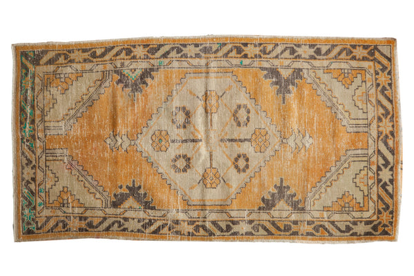 3x5.5 Vintage Distressed Oushak Rug // ONH Item 6995
