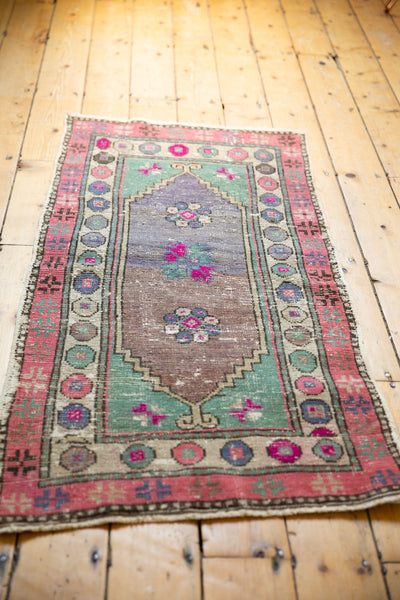 2.5x5 Vintage Distressed Oushak Rug Runner // ONH Item 6996 Image 4
