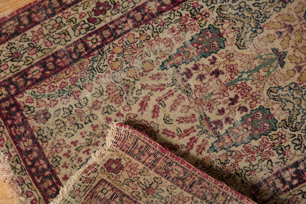 2x2 Antique Kerman Square Rug Mat // ONH Item 7009 Image 7