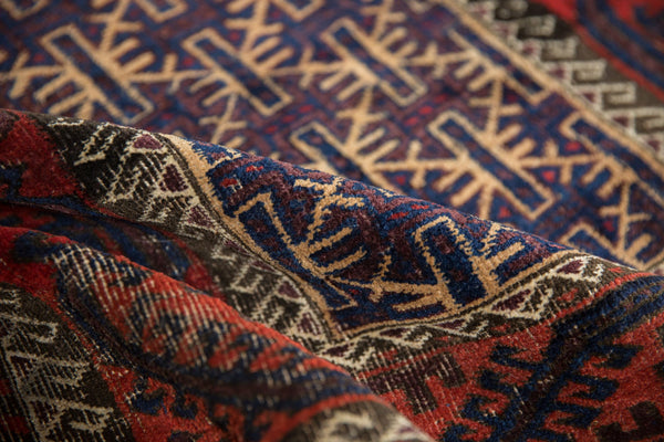 2.5x4.5 Vintage Belouch Rug // ONH Item 7011 Image 4