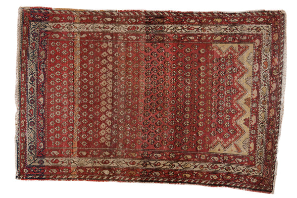 4x5.5 Antique Hamadan Rug // ONH Item 7012