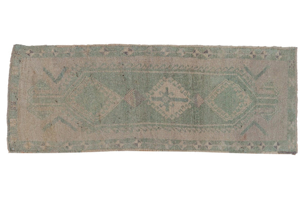 Vintage Distressed Oushak Rug Runner / ONH item 7015