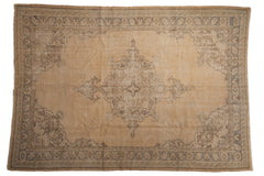 7x9.5 Vintage Distressed Oushak Carpet // ONH Item 7020