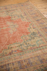 6.5x9 Vintage Distressed Oushak Carpet // ONH Item 7021 Image 6