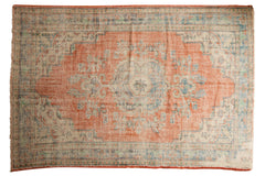 6x9 Vintage Distressed Oushak Carpet // ONH Item 7022