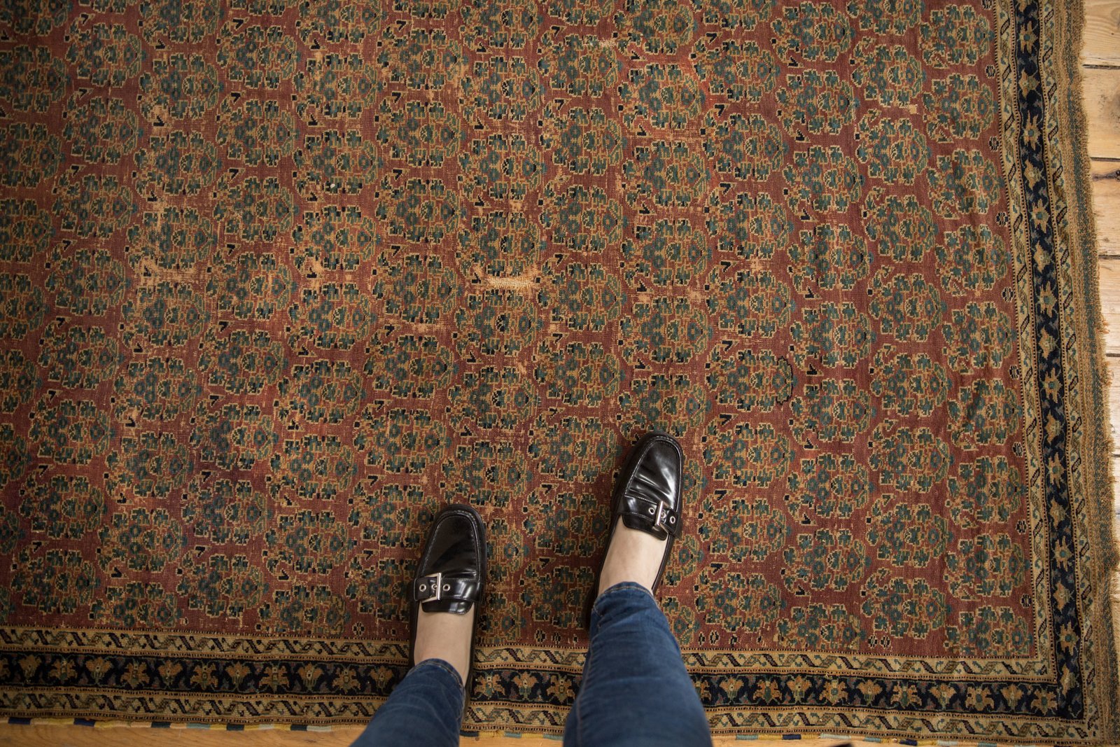 4x5.5 Antique Fine Afshar Rug // ONH Item 7023 Image 1