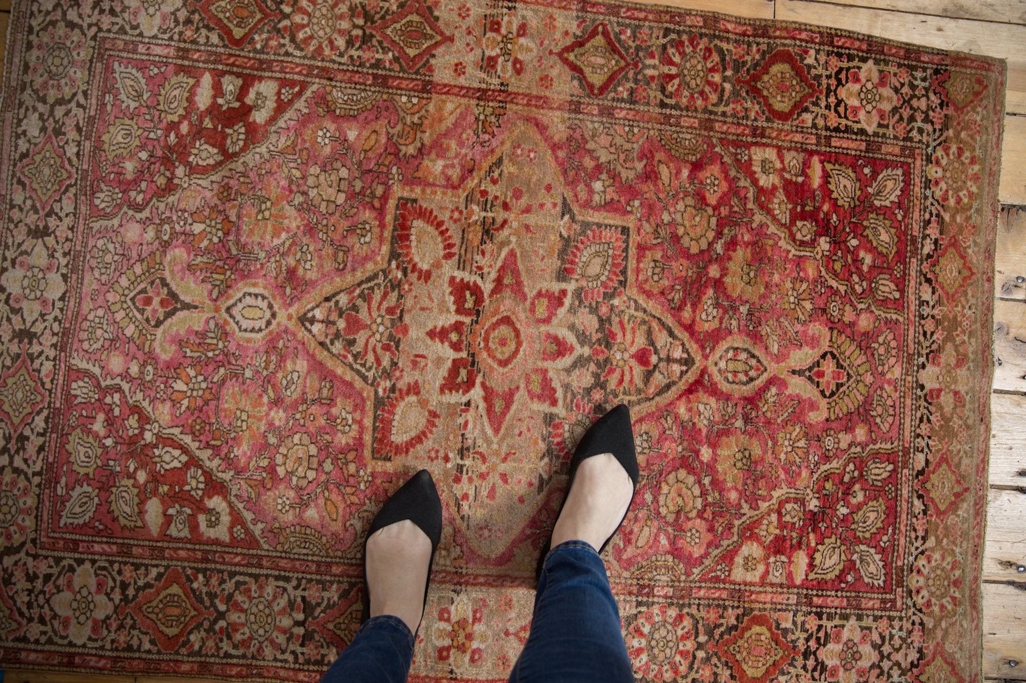 3.5x5 Vintage Farahan Sarouk Rug // ONH Item 7026 Image 1