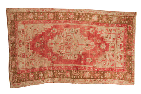 4.5x7 Vintage Distressed Oushak Rug // ONH Item 7029